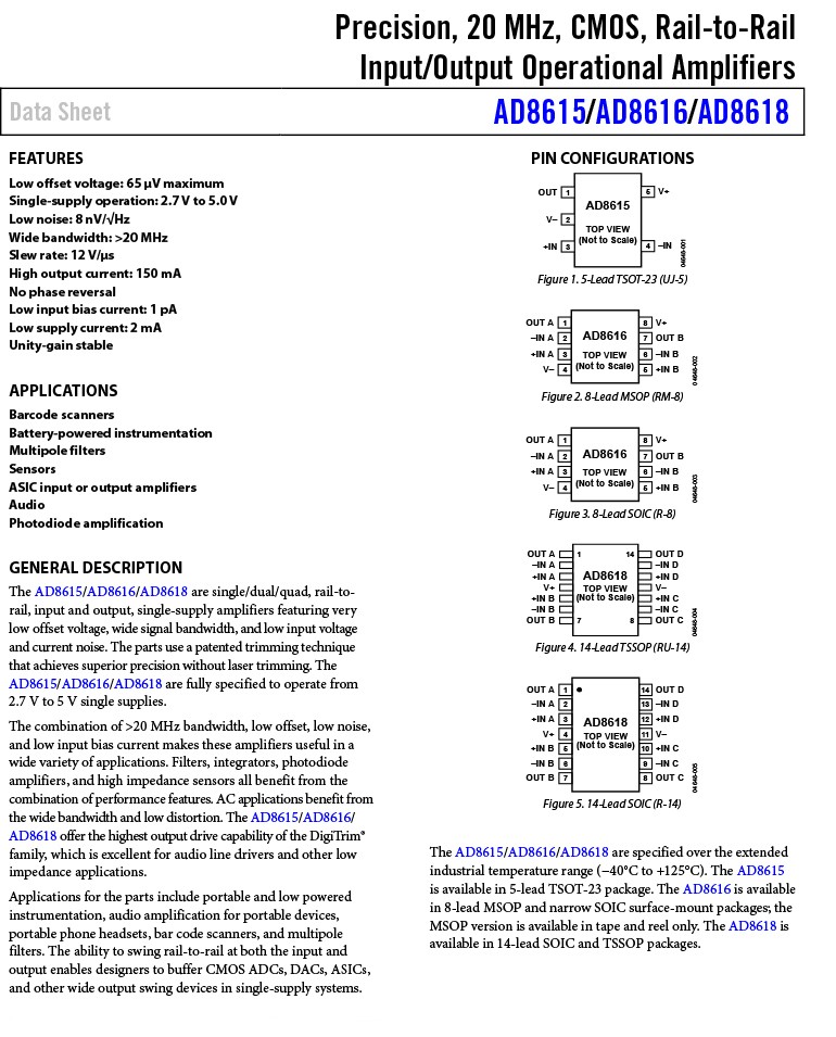 AD8615AUJZ-REEL7-1